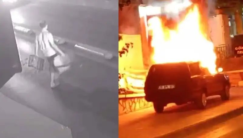 Boşanma Sürecindeki Eşini İntikam İçin Aracını Yaktı!