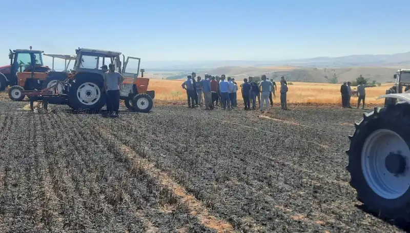 Yozgat’ta Büyük Yangın: 100 Dönüm Tarım Alanı Kül Oldu