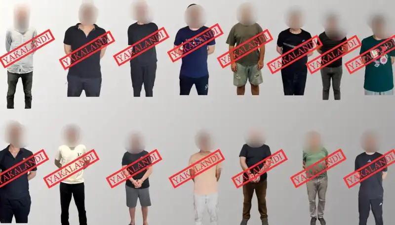 Kırmızı bültenle aranan 14 kişi, uluslararası operasyonla yakalandı!