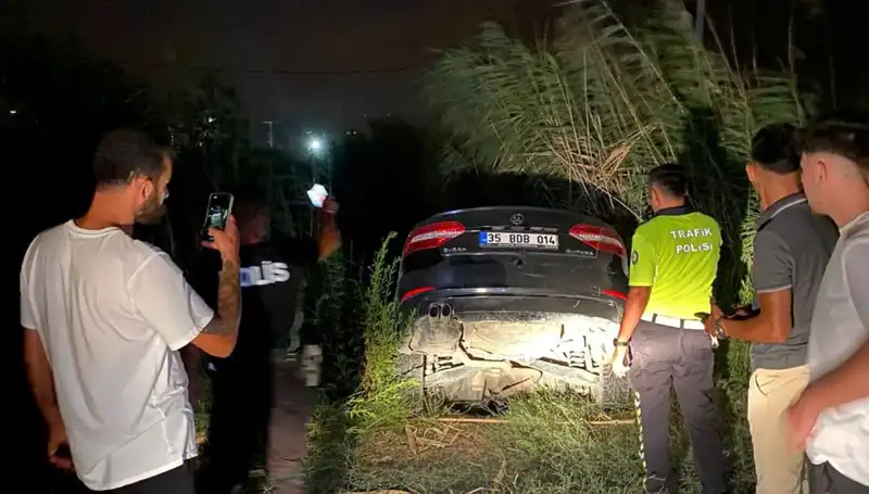 Dur İhtarına Uymayan Trafik Magandası Dere Yatağına Düştü!