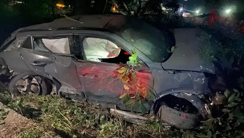 Alkollü Sürücünün Takla Attığı Kaza, Araç Hurda Yığınına Döndü
