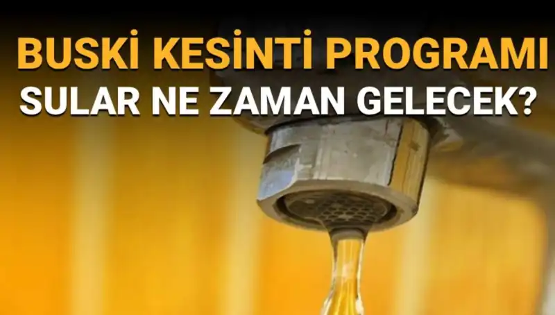 Bursa Nilüfer'de Sular Ne Zaman Gelecek? BUSKİ Su Kesintisi Detayları